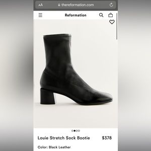 Reformation sock bootie
